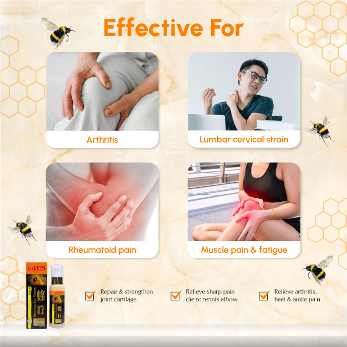 High Concentration Bee Apitherapy 90ml for Joint Pain Relief