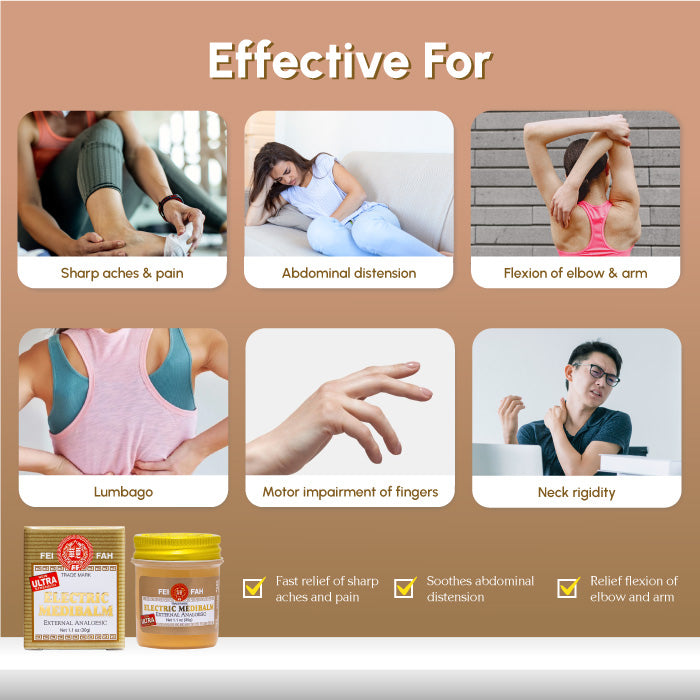 Limited Stocks: Medibalm Ultra Strength with Ginger 30g x 6 (No Box)