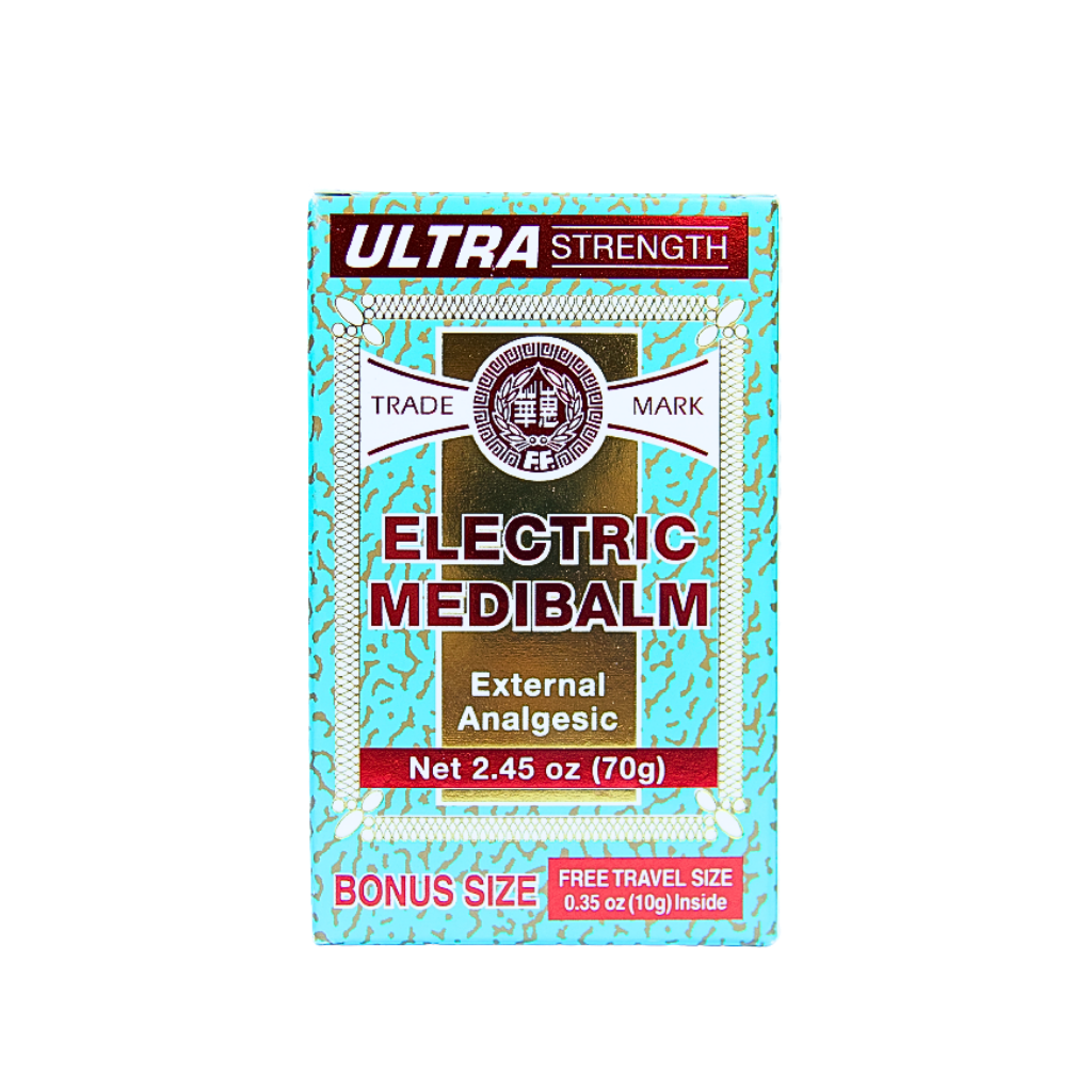 Limited Time Promotion: Electric Medibalm Ultra 70g + 10g for Body Ache Pain Relief