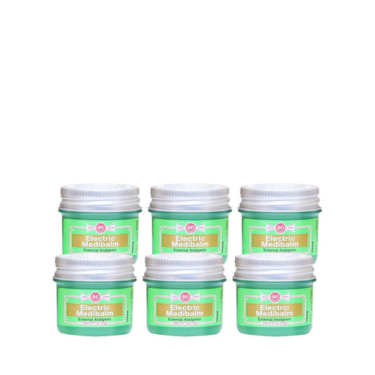 Electric Medibalm 19g x 6 (w Crocodile Oil) for Body Ache Pain Relief