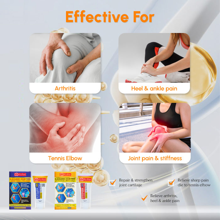 Glucosamine Cream 1500 50g w/ MSM & Collagen (White)