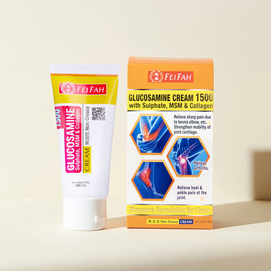 Glucosamine Cream 1500 50g w/ MSM & Collagen (White)