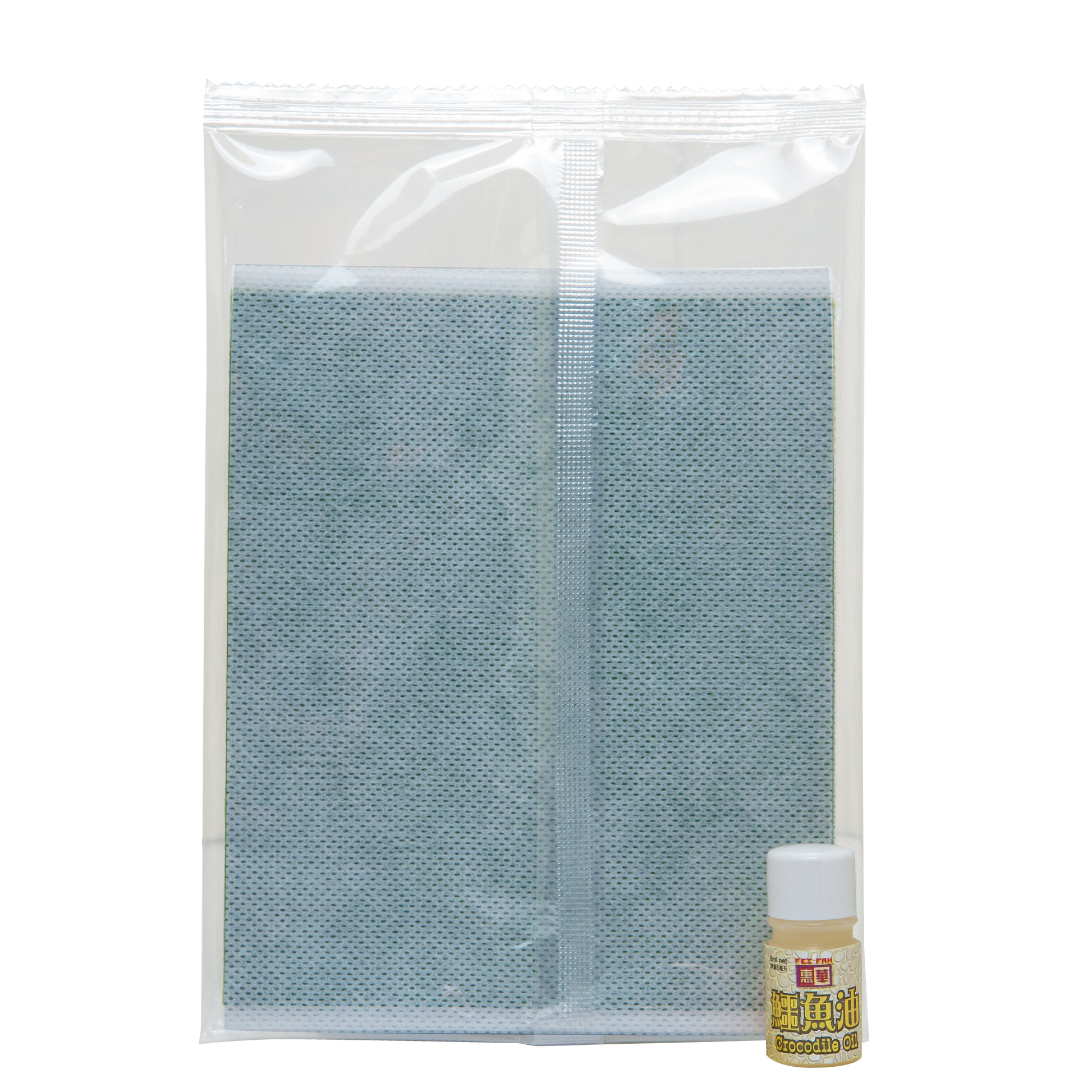 Green Tea Plas Plus + 5ml x 3 Croc Oil (9 Patches) - Fei Fah Medical Manufacturing Pte. Ltd.