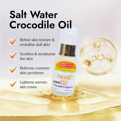 100% Virgin Saltwater Crocodile Oil 50ml (Original)