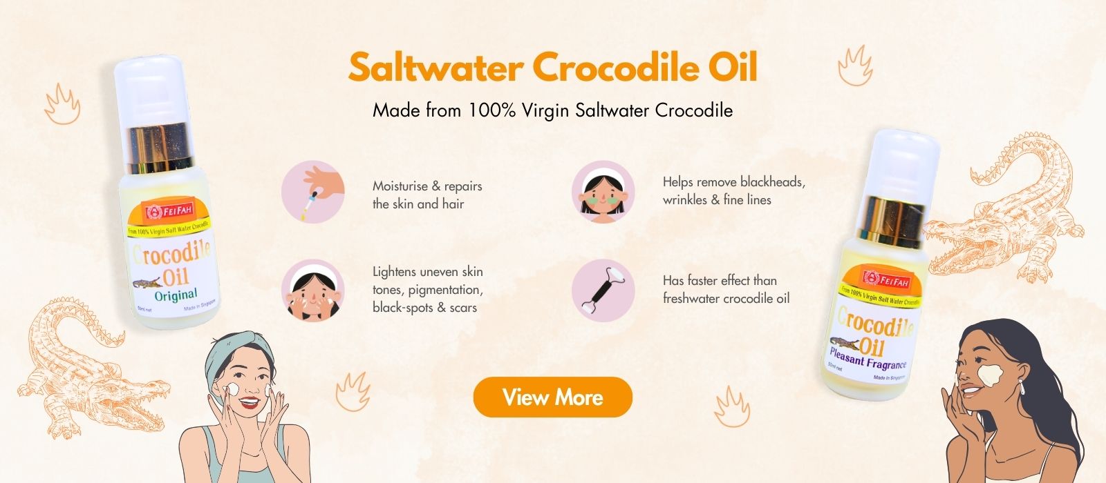 Benefits of Saltwater Crocodile Oil