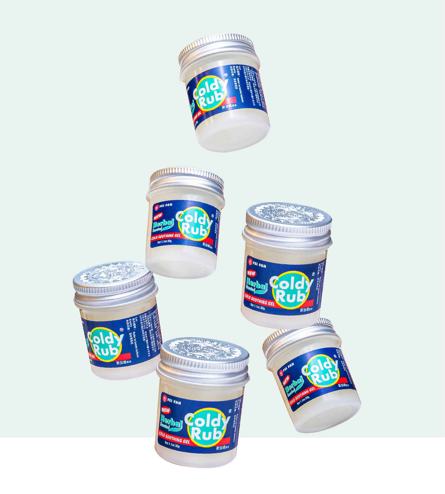 Coldy Rub 30g x 6 - Fei Fah Medical Manufacturing Pte. Ltd.