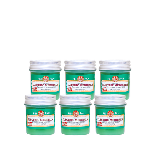 Electric Medibalm Extra 30g x 6 for Body Ache Pain Relief