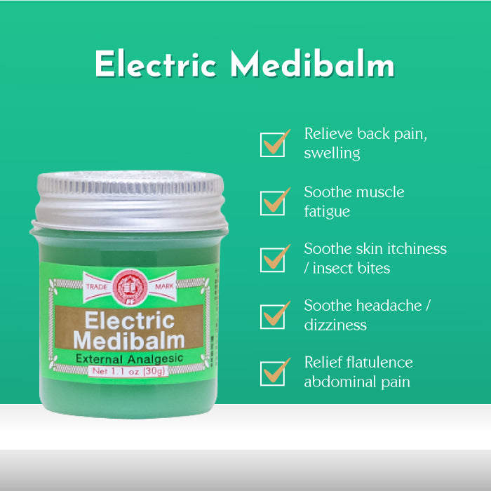 Electric Medibalm w/Croc Oil Gift Set 30g x 6