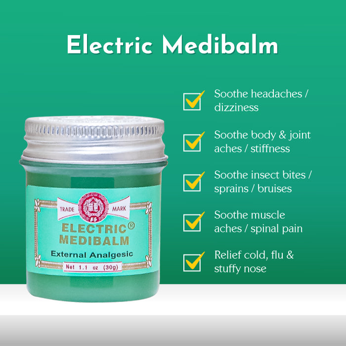 Electric Medibalm 19g for Body Ache Pain Relief