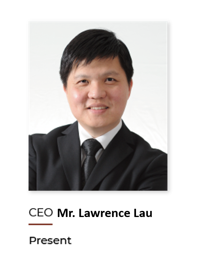 Current CEO of Fei Fah: Mr Lawrence Lau