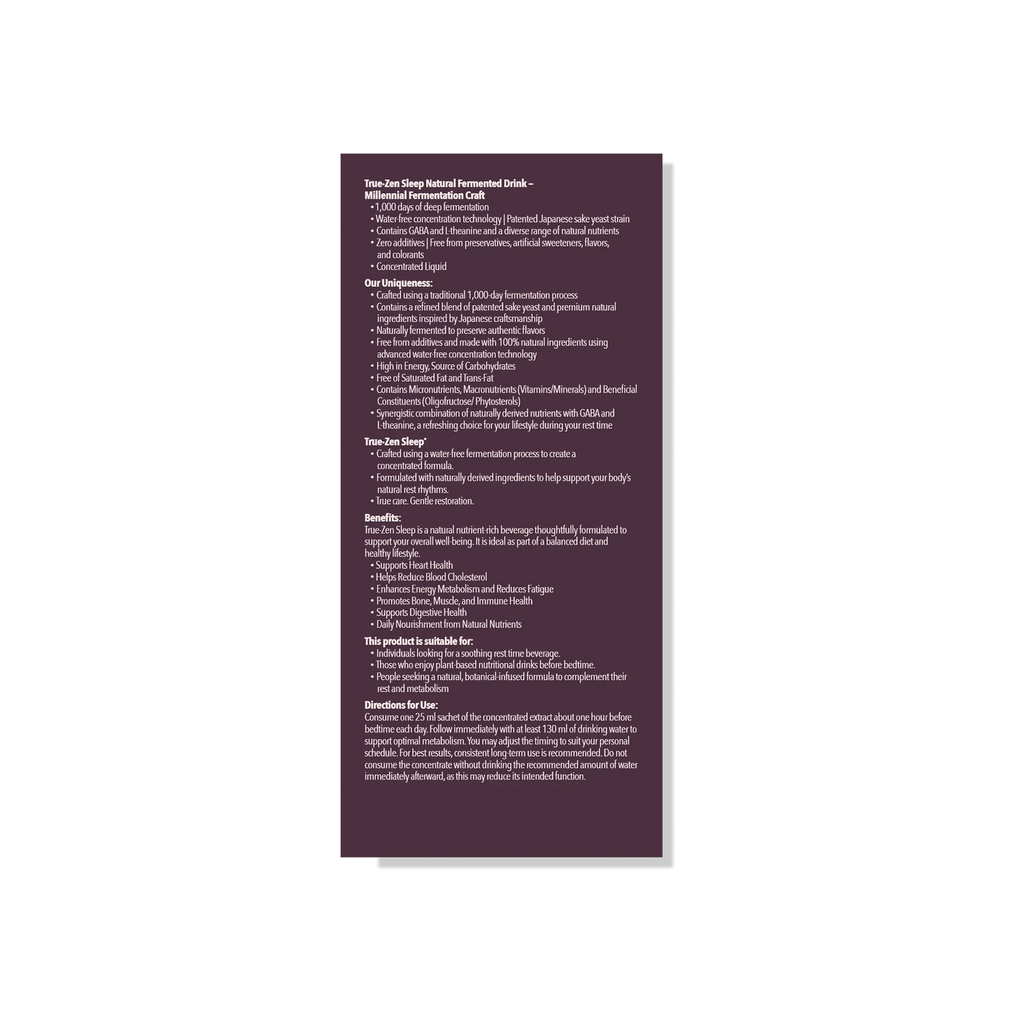 True Zen Sleep Enzyme
